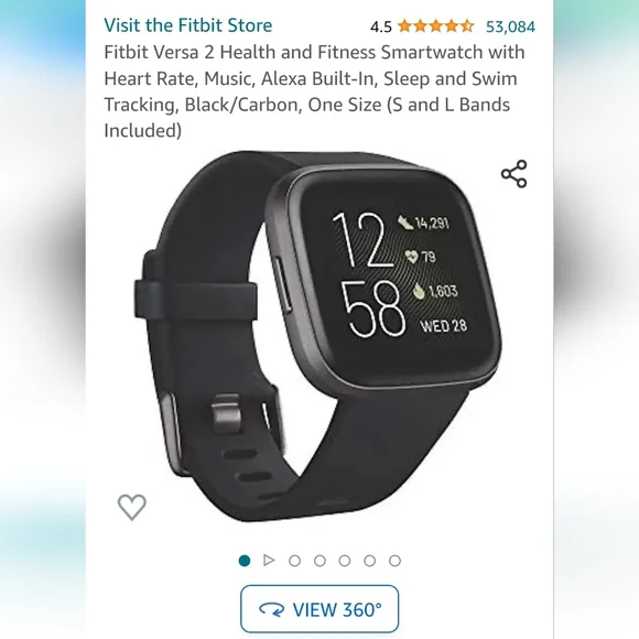 Fitbit Versa 2 Health and Fitness Smartwatch
